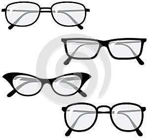 Eyeglasses Ã¢â¬â Vector illustrations